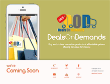 Tablet Screenshot of dealsondemands.com